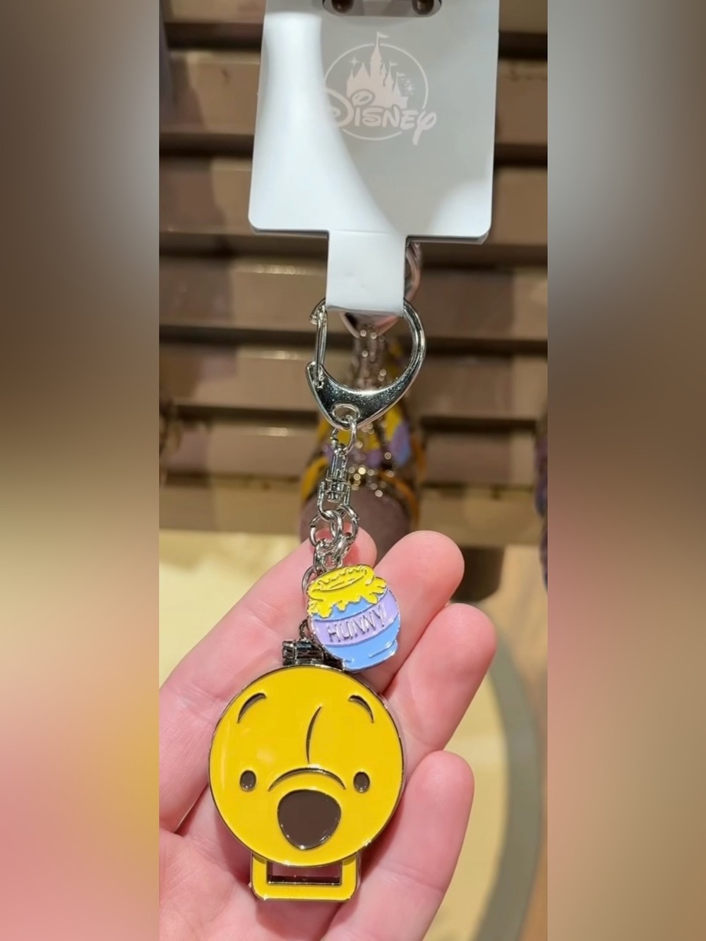 2026 Disney Parks Winnie The Pooh Waffle Maker Bag Charm Keychain New